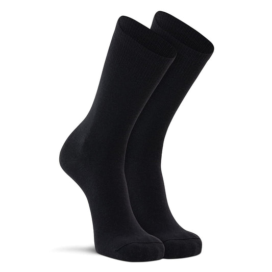 FoxRiver mens Therm-a-wick Ultra-lightweight Liner Crew Socks Wick Dry Therm A Wick 4421, Black, Large US