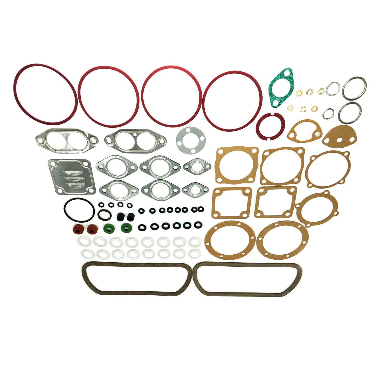 Partsflow Engine Cylinder Head Gasket Set Compatible With 1963-1979 VW Beetle, Super Beetle 1.6L 1.5L 1.2L 1.3L