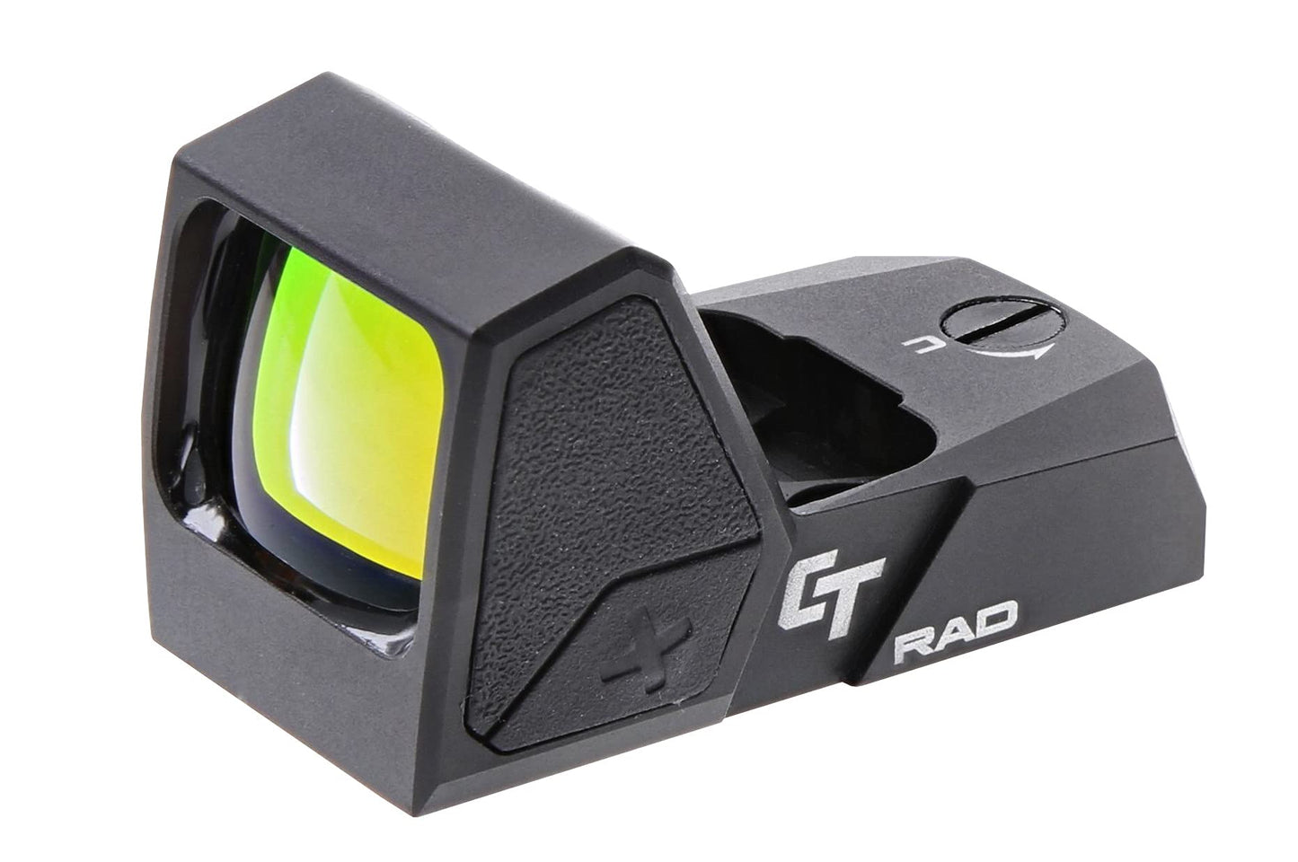 Crimson Trace RAD Open Reflex Pistol Sight with 5 MOA LED Green Dot Reticle, Adjustable Brightness, and Auto Shut-Off Function for Full Size Handguns, Defensive Shooting and Competition,Black