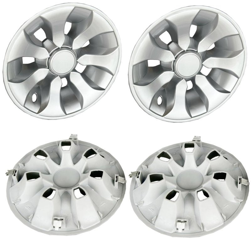 Golf Cart 8" Wheel Covers Hub Caps with 7 Spokes for EZGO Cub Car Yamaha Golf Cart (Set of 4pcs)