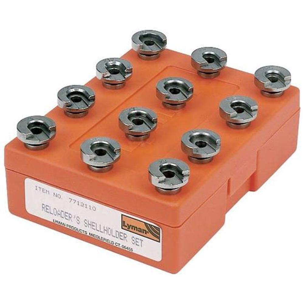 Lyman 0810503 LYM Shellholder Set (12) Orange, One Size