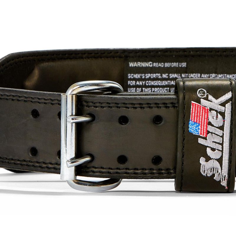 Schiek Jay Cutler Signature Leather Belt - Comfortable Weight Lifting Belt (Small)