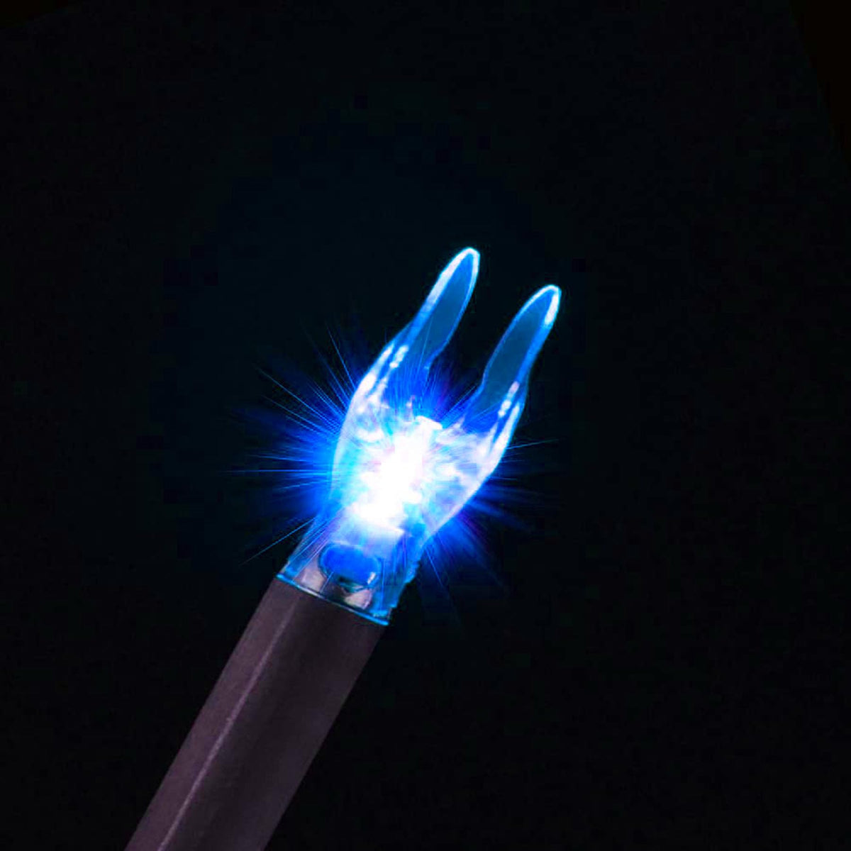 KEAUP 6 Pack X Lighted Nocks for Arrows Universal X/5.2mm LED Lighted Knocks with .204 .233 .244 .246 Inside Diameter, Screwdriver Included