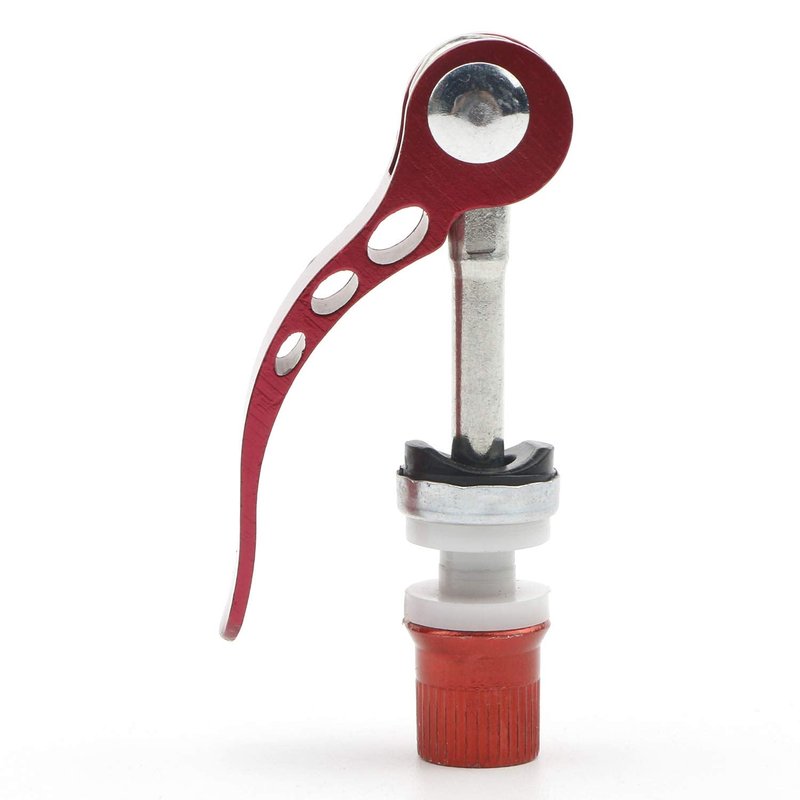 Rowiz Bike Seat Clamp, 10-Pack Quick Release Seatpost Clamp 34.9, Aluminum Alloy Bicycle Seat Post Clamps, Lightweight MTB Saddle Clamp with Anodized Red Finish