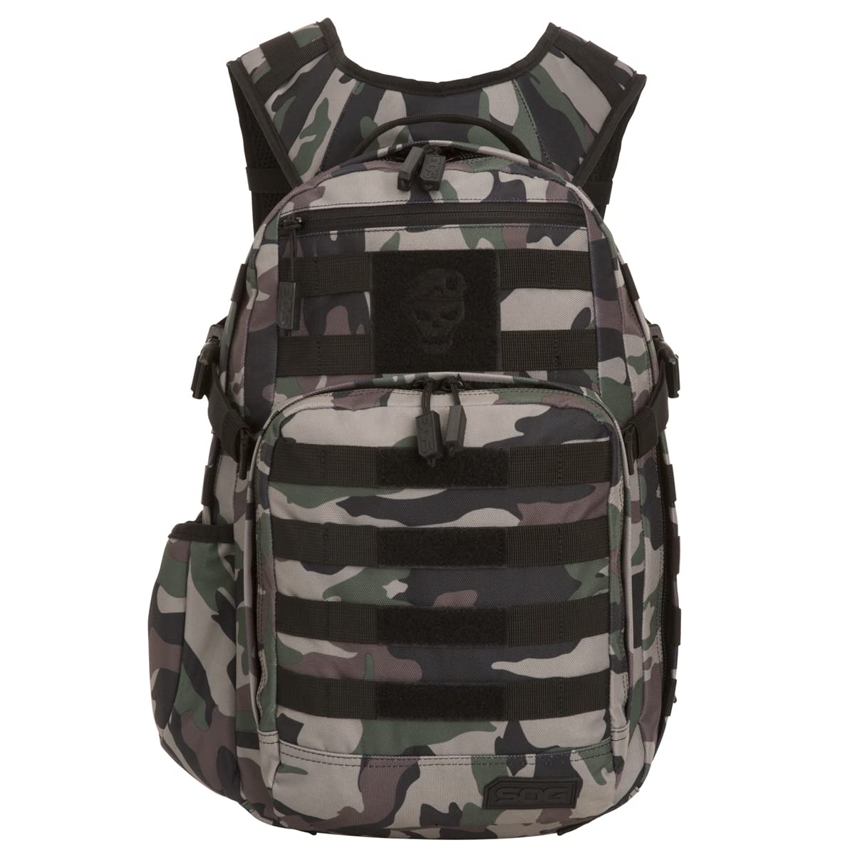 SOG Tactical Backpack, Woodland Camo, One Size