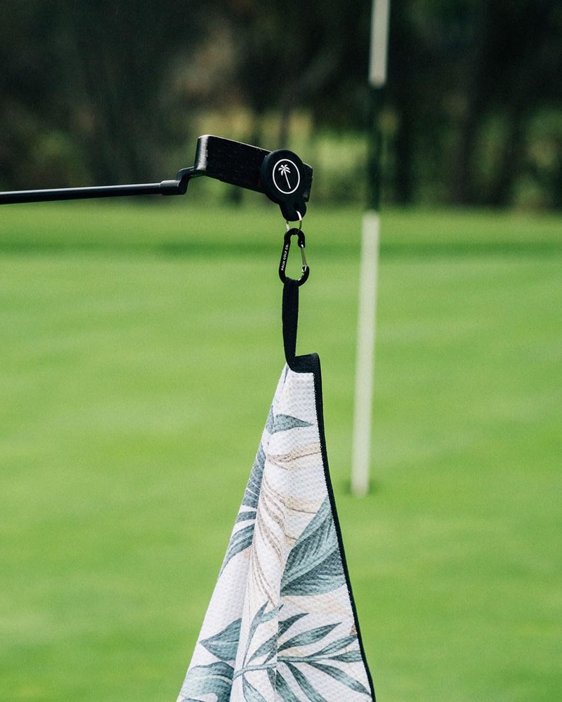 Palm Golf Magnet for Towel (Black) Golf Towel Magnet - Magnetic Golf Towel - Removable from Towels - Magnet Golf Towel - Magnetic Golf Towels for Men