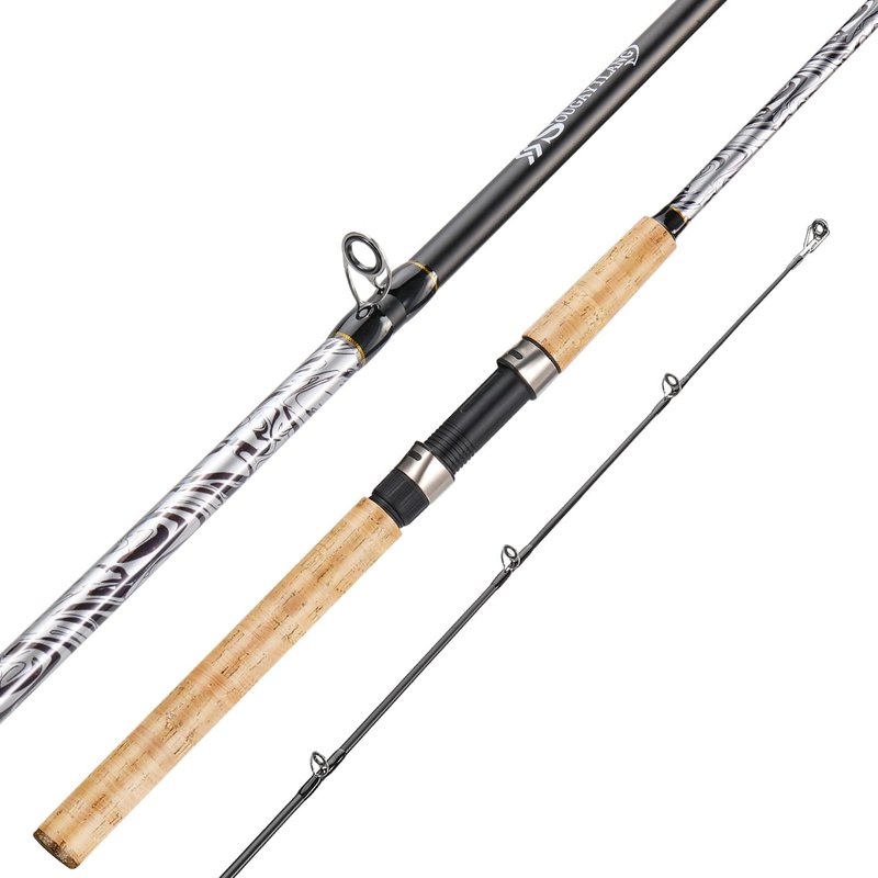 Sougayilang Fishing Rod - Strong Carbon & Glass Composite Spinning & Casting Rod for Bass, Trout, Catfish | Durable Stainless Steel Guides
