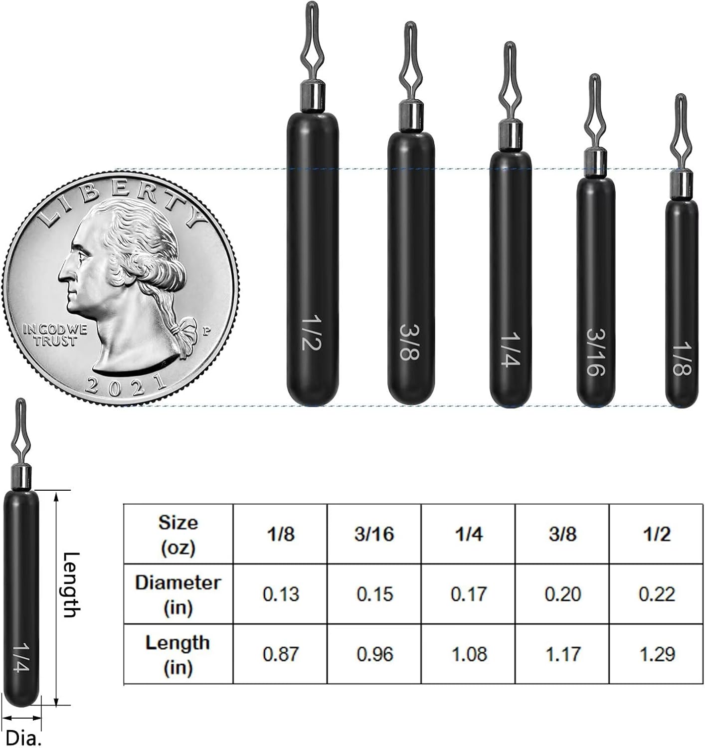 Tungsten Drop Shot Weights - 12Pcs Fishing Sinkers for Bass | Durable & Heavyweight
