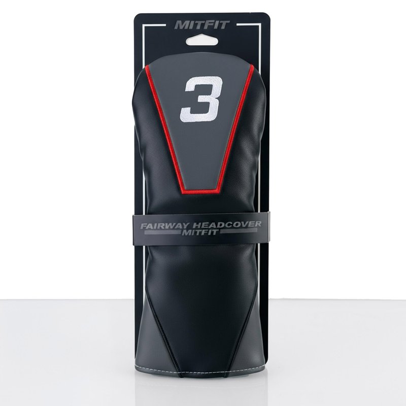 Single 3 Wood Headcover, Easy Slip-On Easy-Off Golf Club Headcover, Fleece Lined Interior, Water Resistant and Durable Shell, Individual Retail Sport Pack, (3 Wood)