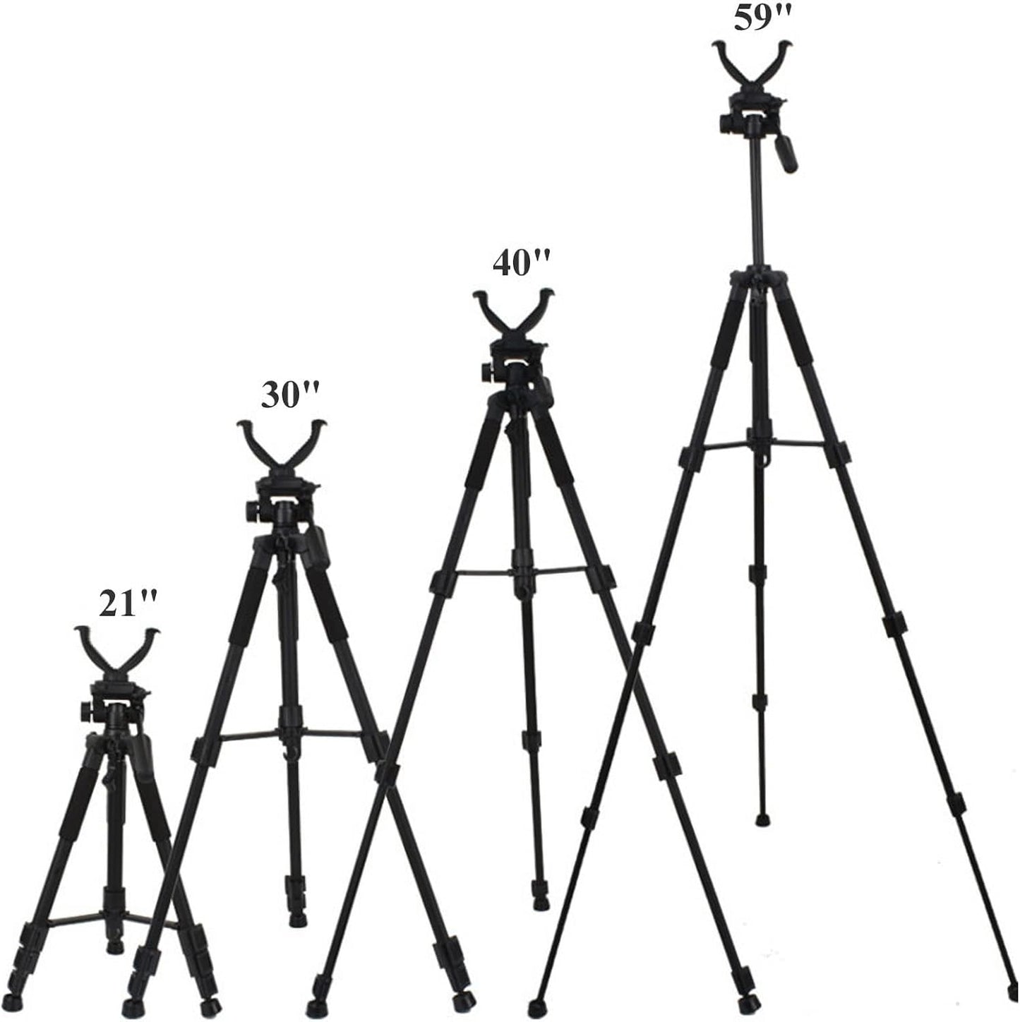 Rifle Shooting Rest Tripod - V Yoke Bracket for Stable Gun Support | Lightweight Aluminum Construction
