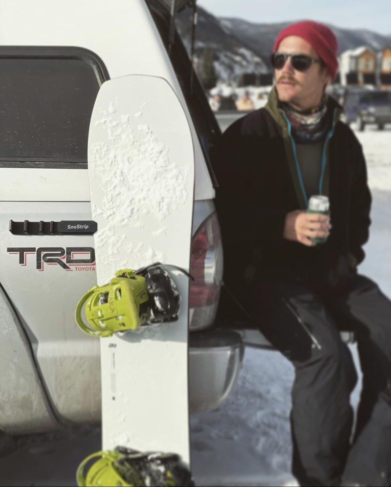 SnoStrip by RigStrips | The Original Protective Magnetic Ski & Snowboard Holder for The Side of Your Vehicle for Paint and Gear Protection