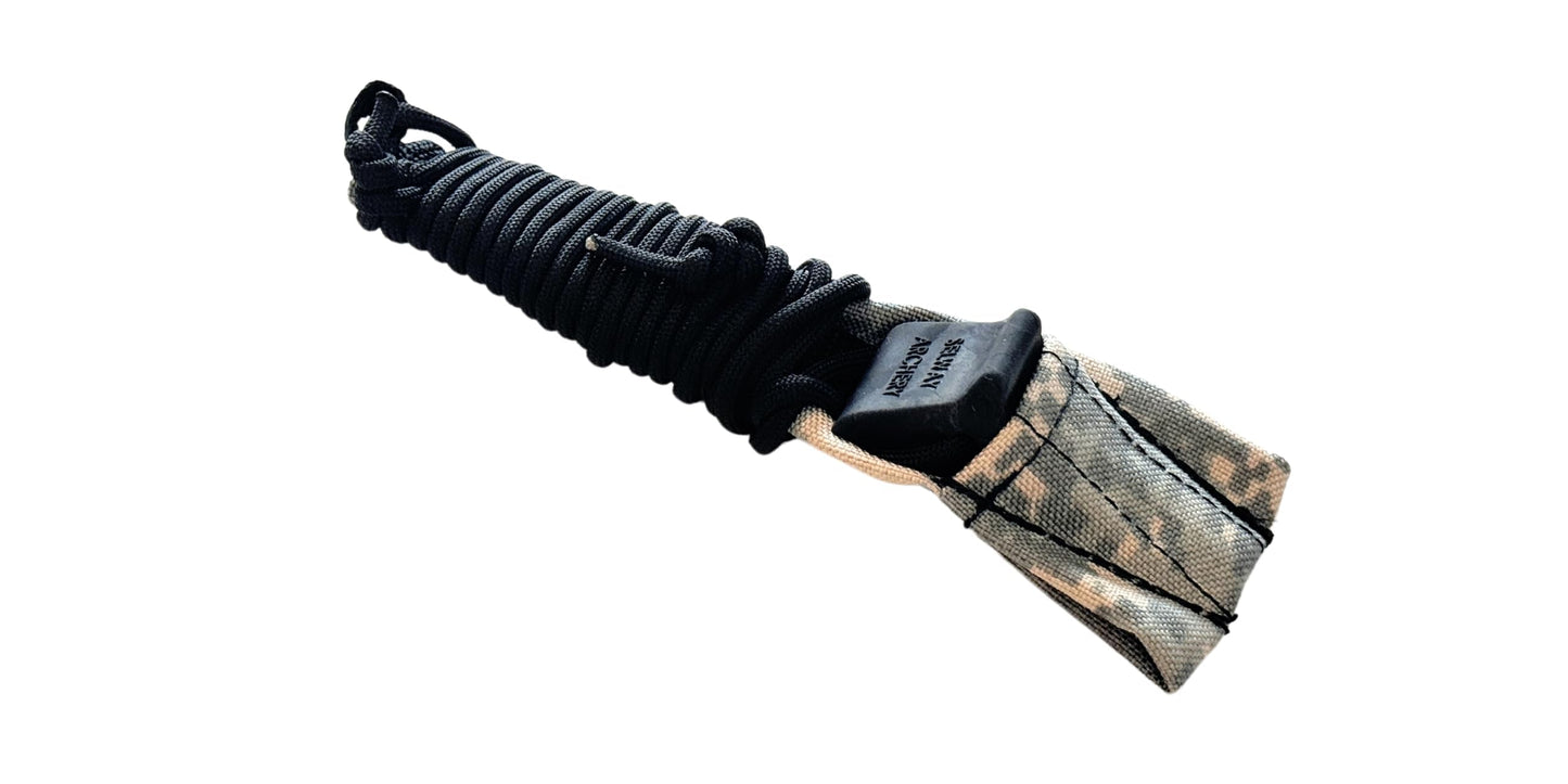 Selway Archery Recurve Bow Stringer Tool | Original Design Est. 1996 | Safe & Easy Stringing to Prevent Limb Twist (Digital Camo)
