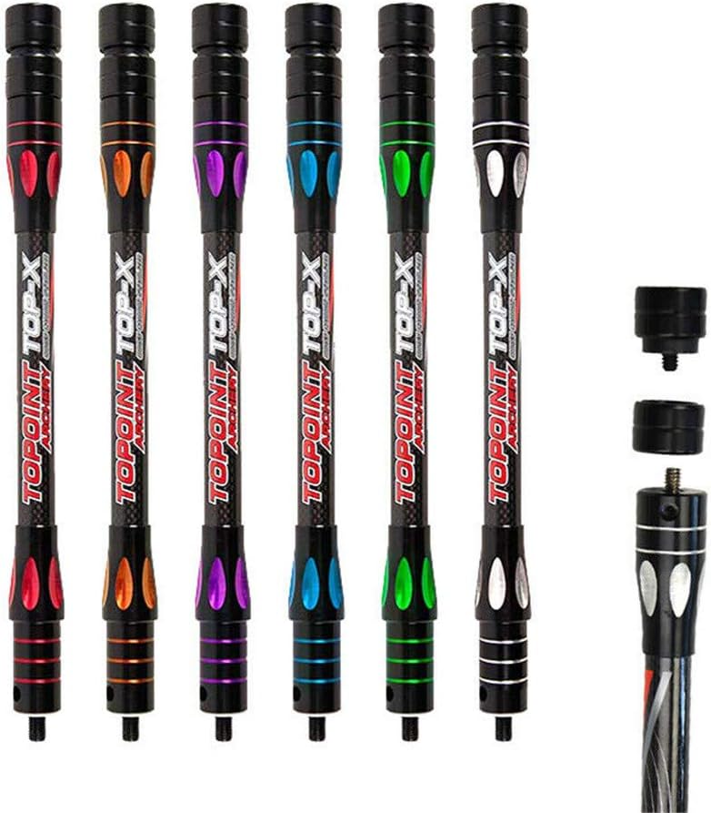 Archery Bow Stabilizer - Carbon Fiber Balance Bar for Compound & Recurve Bows | 10 Inch, Blue