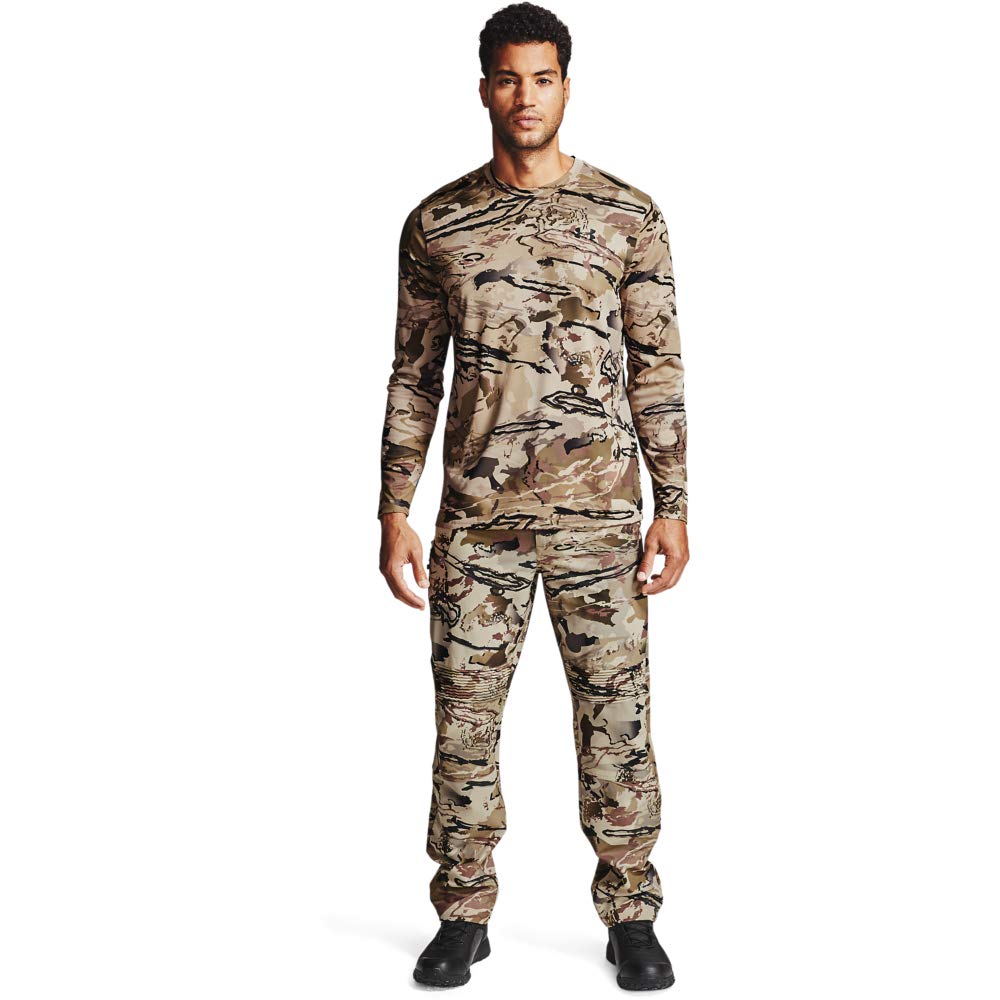 Under Armour mens Backwoods Straight Leg Pants , Ua Barren Camo (999)/Black , 32/34