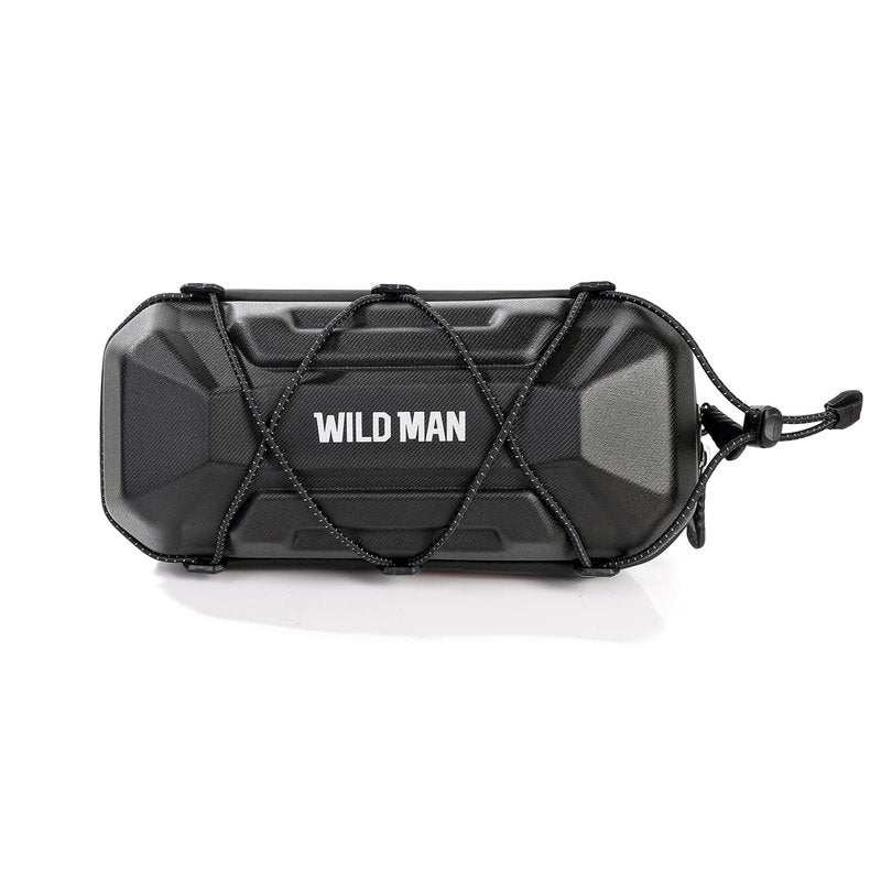 WILD MAN Quick Release 2L Hard Shell Waterproof Scooter Storage Bag for Kick Scooters Folding Bike Self Balancing Scooters Bike Kick Board Handlebar Bag MTB(XT17,Black)