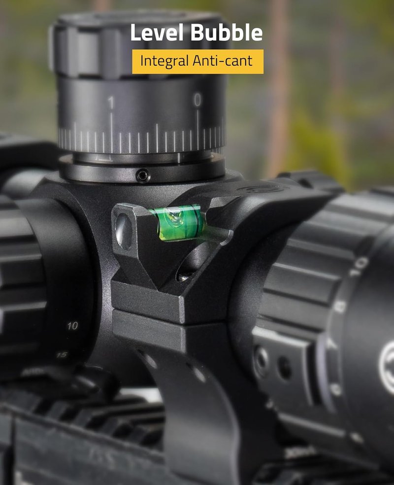 CVLIFE Scope Rings - Precision Scope Mount with Level Bubble for Picatinny Rails - 2 Pack