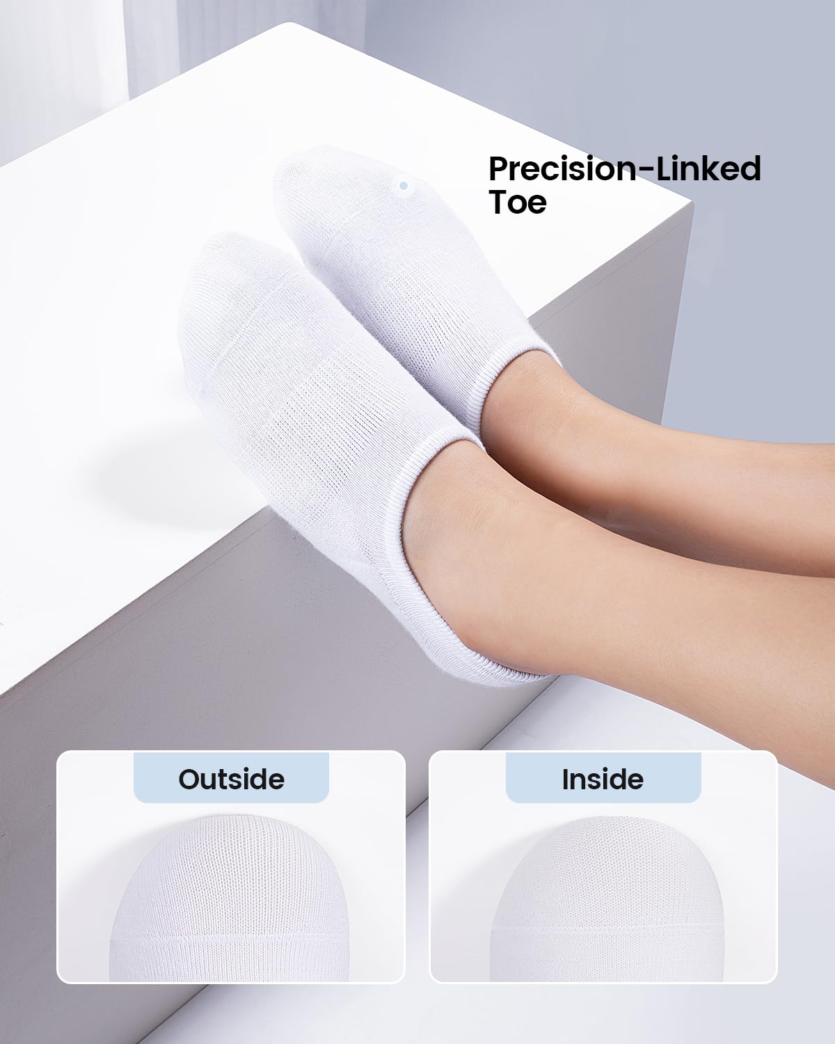 IDEGG No Show Socks Women & Men Low Cut Ankle Short Anti-slid Athletic Running Casual Invisible Liner Socks