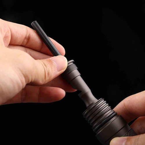 aiGear Walking Hiking Stick with Compass and Whistle, 13 in 1 Survive Walking Hiking Stick Outdoor Trekking Poles with Solid Durable Survive Tools 5 Tubes