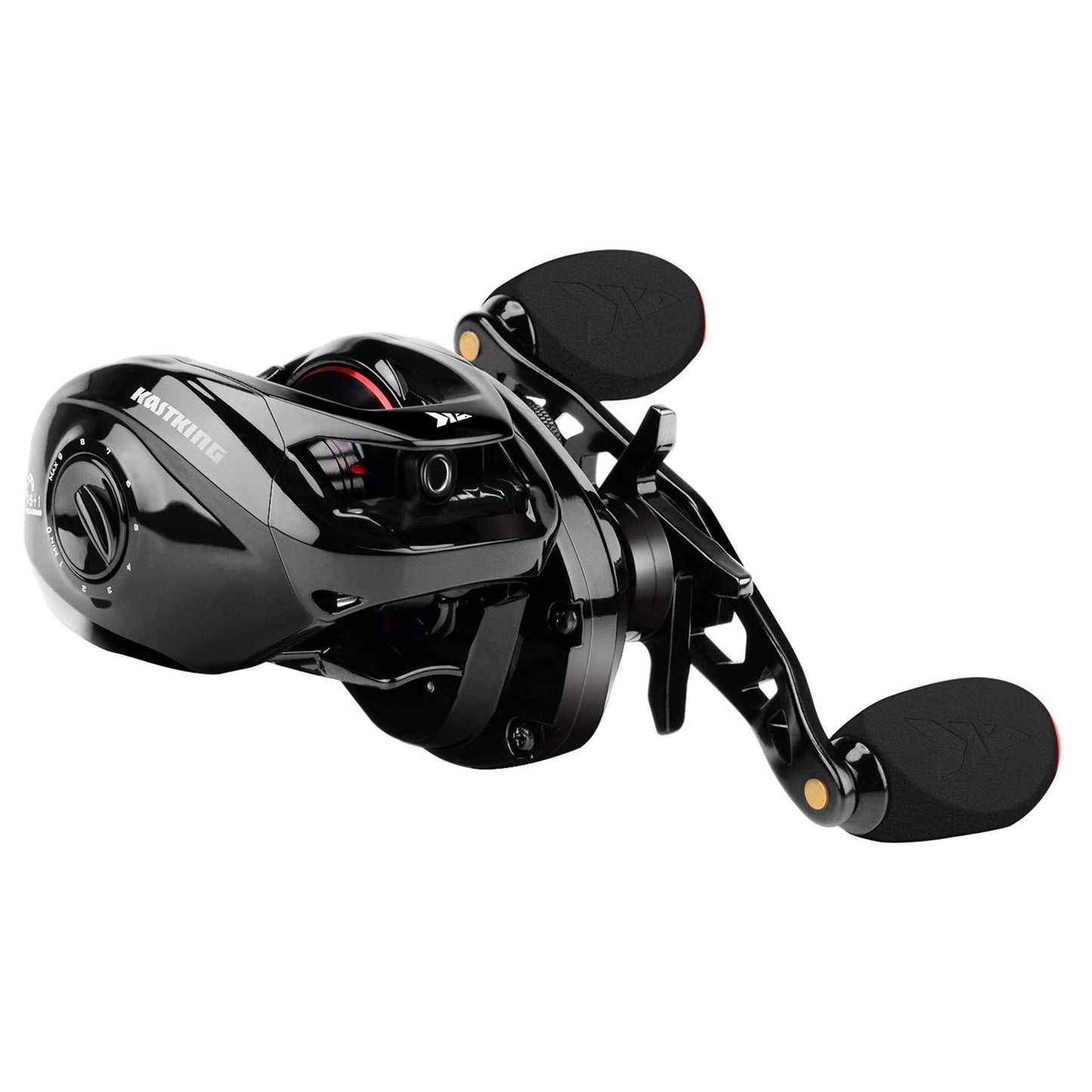 KastKing Royale Legend II Baitcasting Reels, New Compact Design Baitcaster Fishing Reel, 17.64LB Carbon Fiber Drag, Cross-Fire 8 Magnet Braking System, Available in 5.4:1 and 7.2:1
