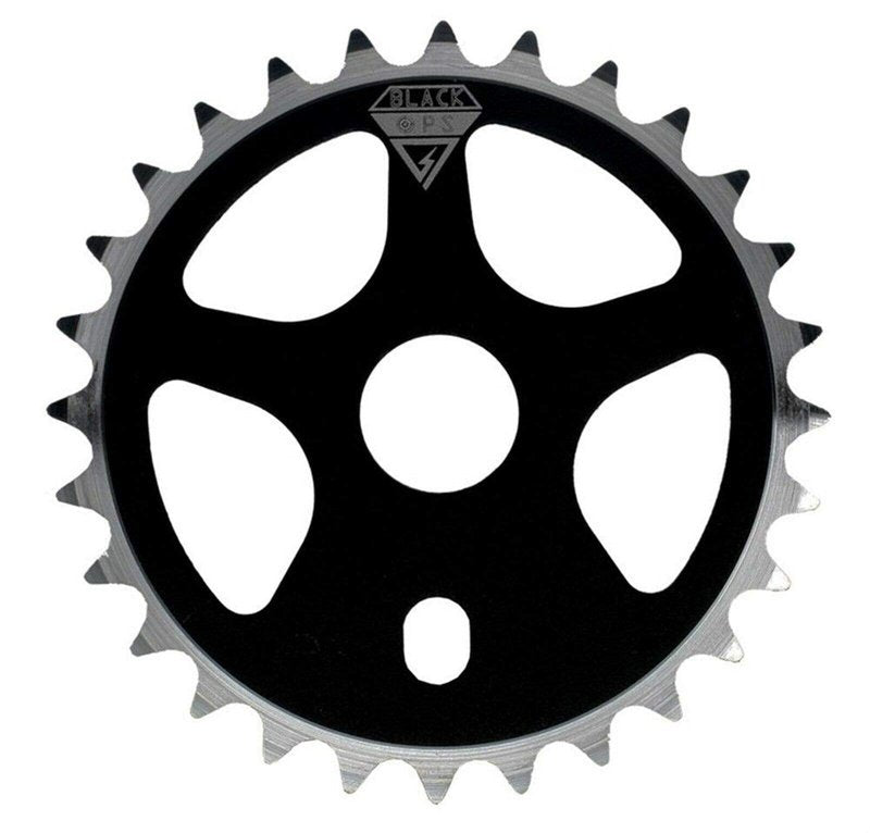 Black Ops Micro Drive BMX Chain Ring, 28t, Black