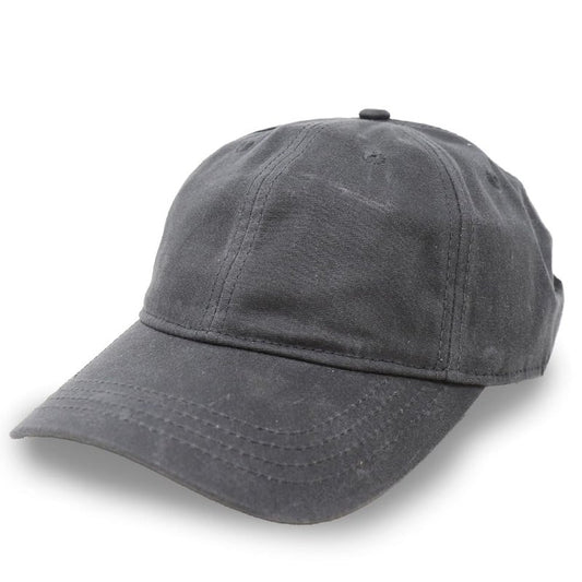 Waxed Canvas Hat – Adjustable Unstructured Cap for Men & Women, Durable, Weather-Resistant, Timeless Style (US, Alpha, One Size, Charcoal)