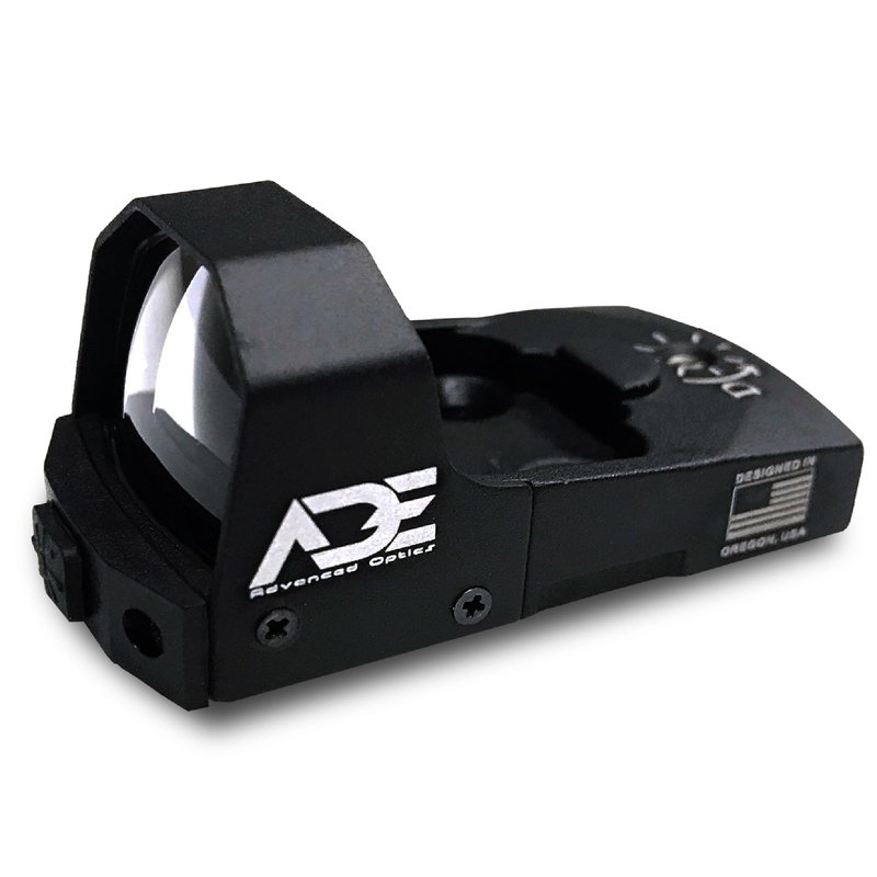 ADE Advanced Optics RD3-006B-1 Green Dot Reflex Sight – 3 MOA, Motion Awake, Picatinny Mount – Compact Optic for Pistol and Handgun Use – Doctor/Venom/Fastfire Footprint – Fits Glock SDVE Slides