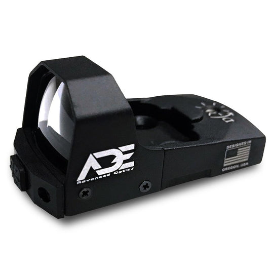 ADE Advanced Optics RD3-006B-1 Green Dot Reflex Sight – 3 MOA, Motion Awake, Picatinny Mount – Compact Optic for Pistol and Handgun Use – Doctor/Venom/Fastfire Footprint – Fits Glock SDVE Slides