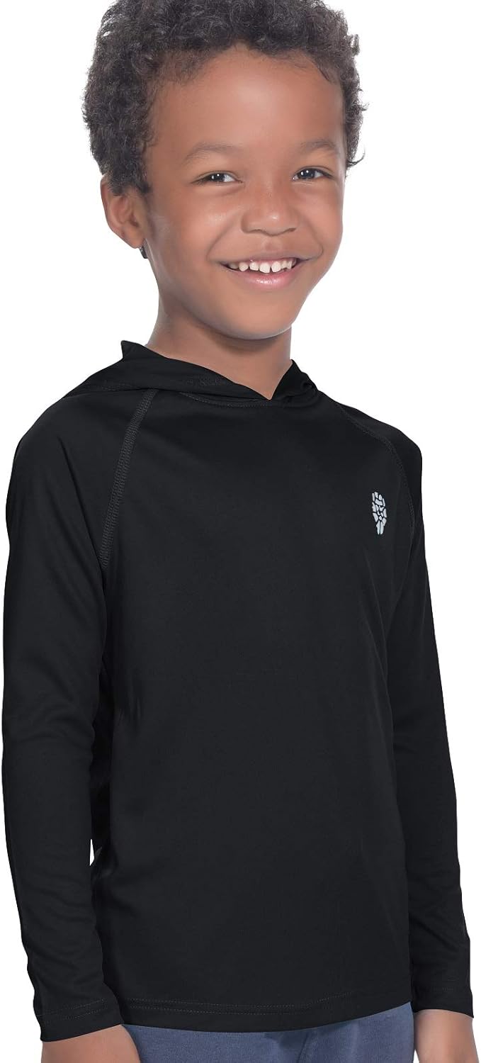 Boys' Outdoor Hoodies - Youth Athletic Tops with UPF 50+ Sun Protection | Comfortable & Stylish