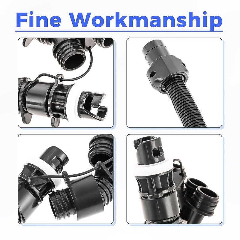 Yetaha Paddle Board Adapter Set, Air Hose Connector Kit with 6 Air Nozzles for HT781/HT782/HT790 Electric SUP Pump