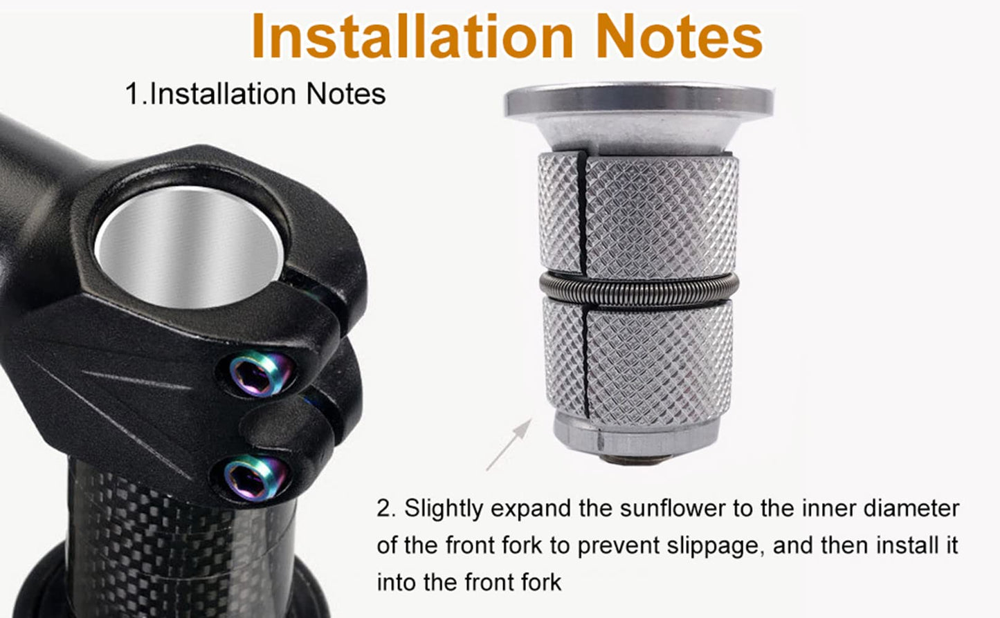 Tbest ycle Star Nut Setter, Bike Stem Headset TopAluminum Alloy ycle Headset TopBike Fork Expander Bung Bike Stem Headset Carbon TopFork Ca headsetheadset top