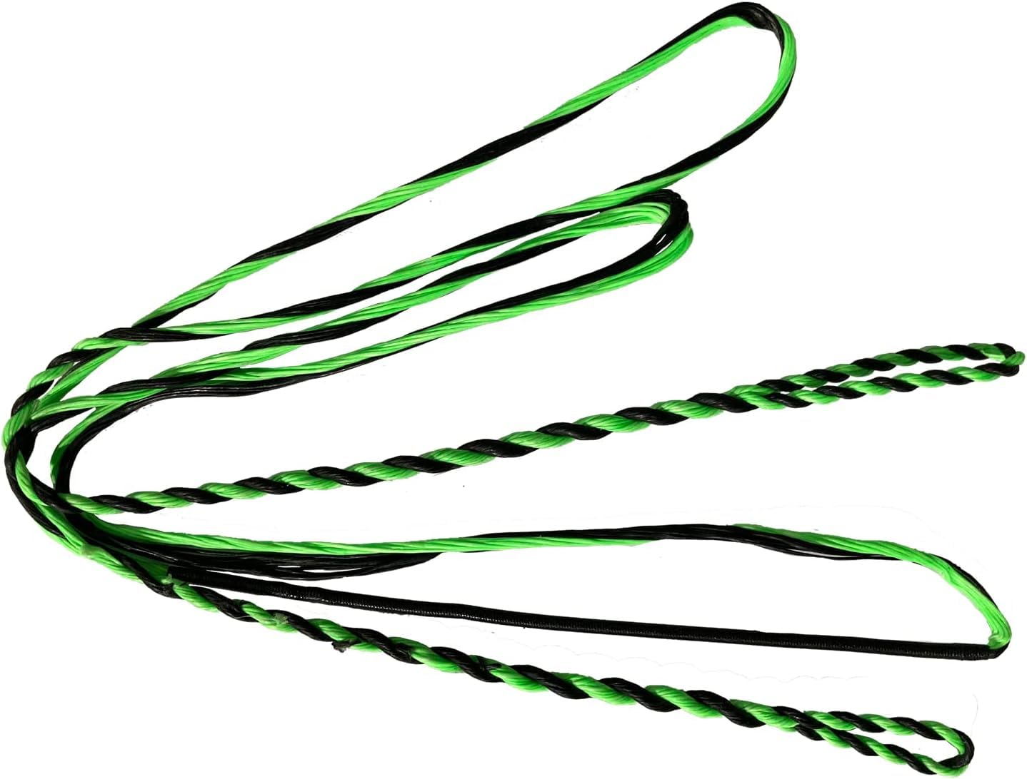 DEERACE D97 Flemish Fast Flight Bow String Replacement Bowstring for Traditional Longbow Recurve Bow (AMO 50" (Bow Length), Green)