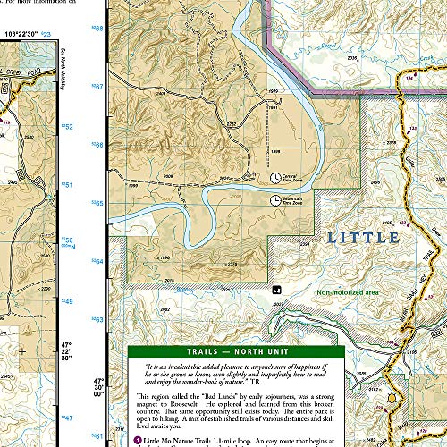 Theodore Roosevelt National Park Map (National Geographic Trails Illustrated Map, 259)