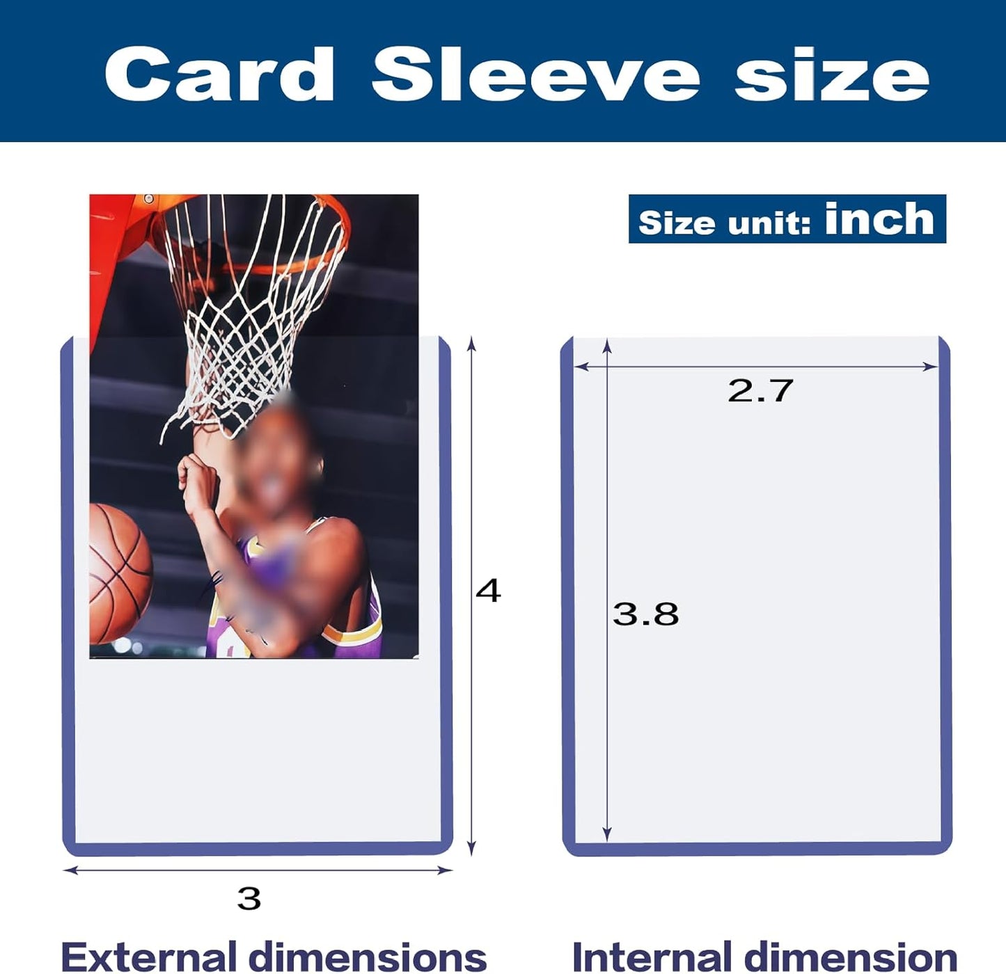Hard Card Sleeves - Premium Toploaders for Baseball & Football | 100 Pack for Ultimate Protection