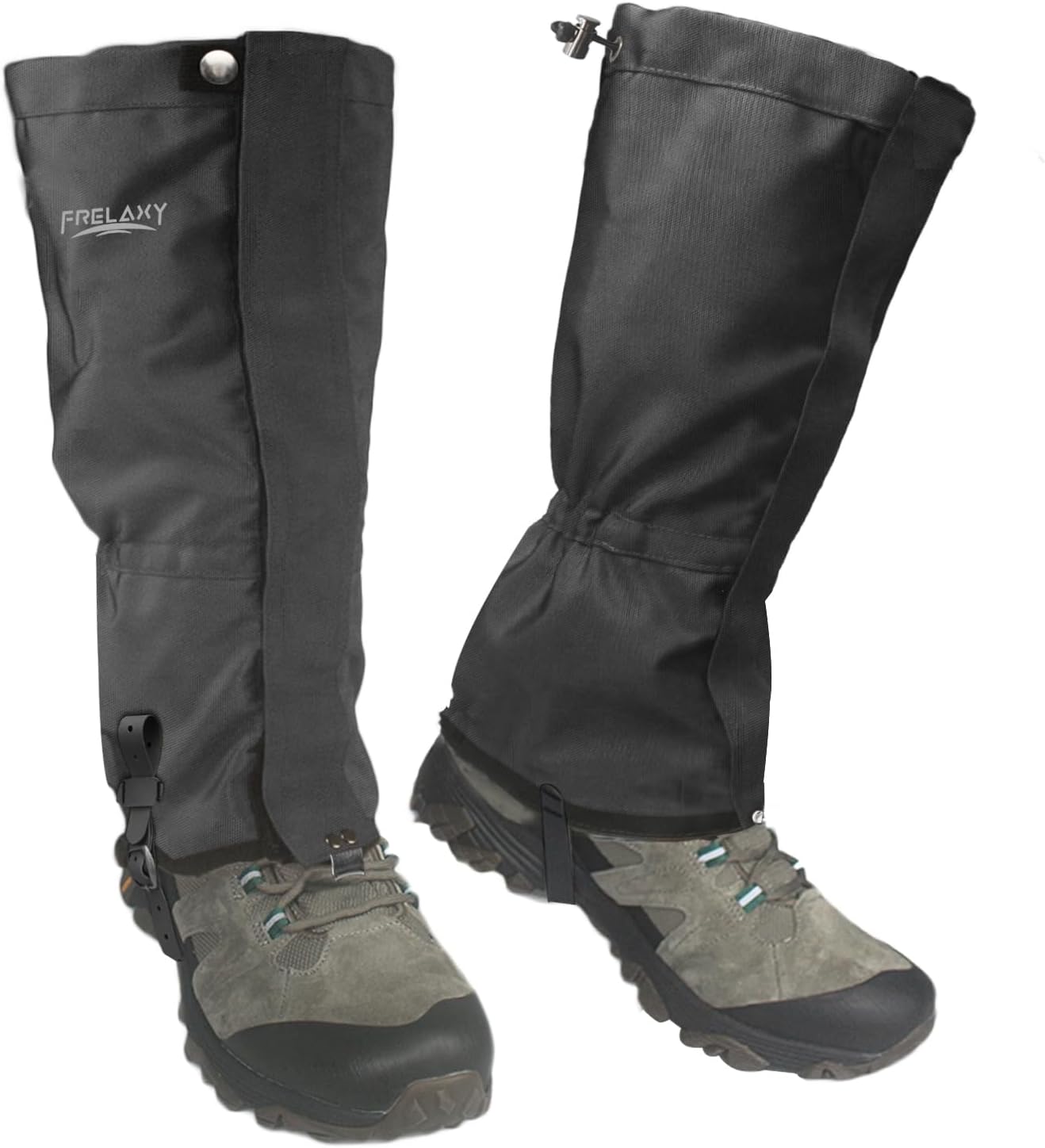 Frelaxy Ultra High-Performance Hunting Leg Gaiters - 100% Waterproof with Adjustable Rubber Foot Strap | Perfect for Hiking & Snow