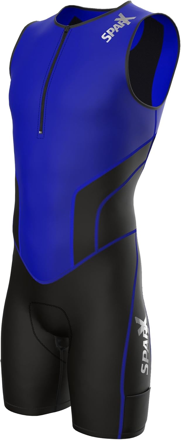 Sparx Triathlon Suit for Men - High-Performance Cycling, Swimming & Running Gear | Lightweight & Comfortable