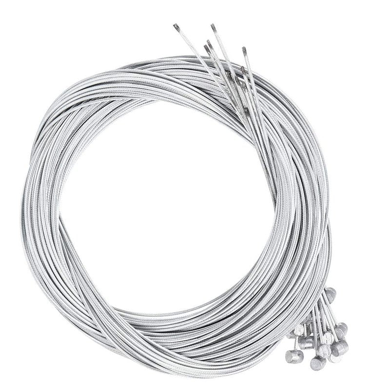 Ymiko 2.5 m Brake Cable 20 Brakes 2300 mm Cables lot Rear for Electric Bikes disc Electric Modification Accessories Metal housing Long Electric brake line Rear Wheel Cable Core Brake Line Accessories