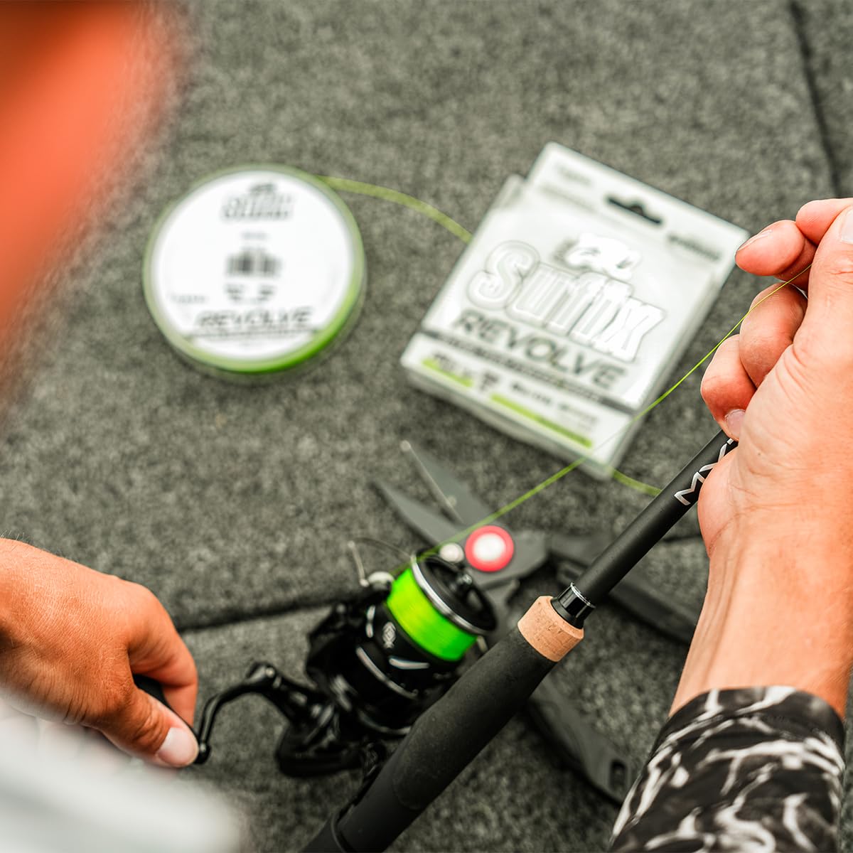Sufix Revolve Braided Fishing Line, High-Performance Braid with Smooth Casting and Durability, Coastal Camo, 4 lb