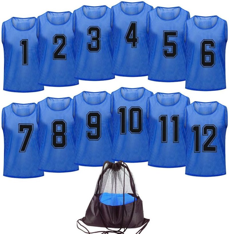Basketball Jersey - Adult Pinnies | Kids Scrimmage Vests for Soccer Training
