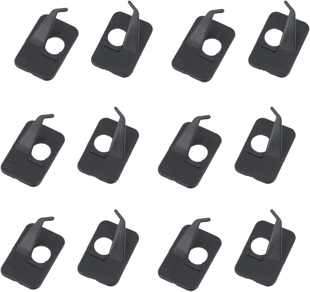 Arrow Rest for Recurve Bow - 12pcs Right-Hand Plastic Archery Accessories | Durable & Lightweight