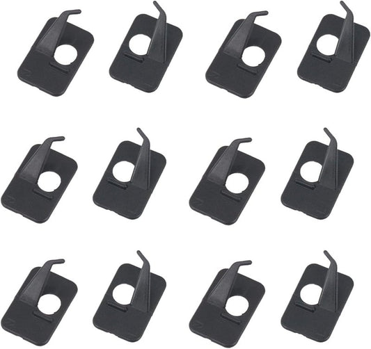 Arrow Rest for Recurve Bow - 12pcs Right-Hand Plastic Archery Accessories | Durable & Lightweight