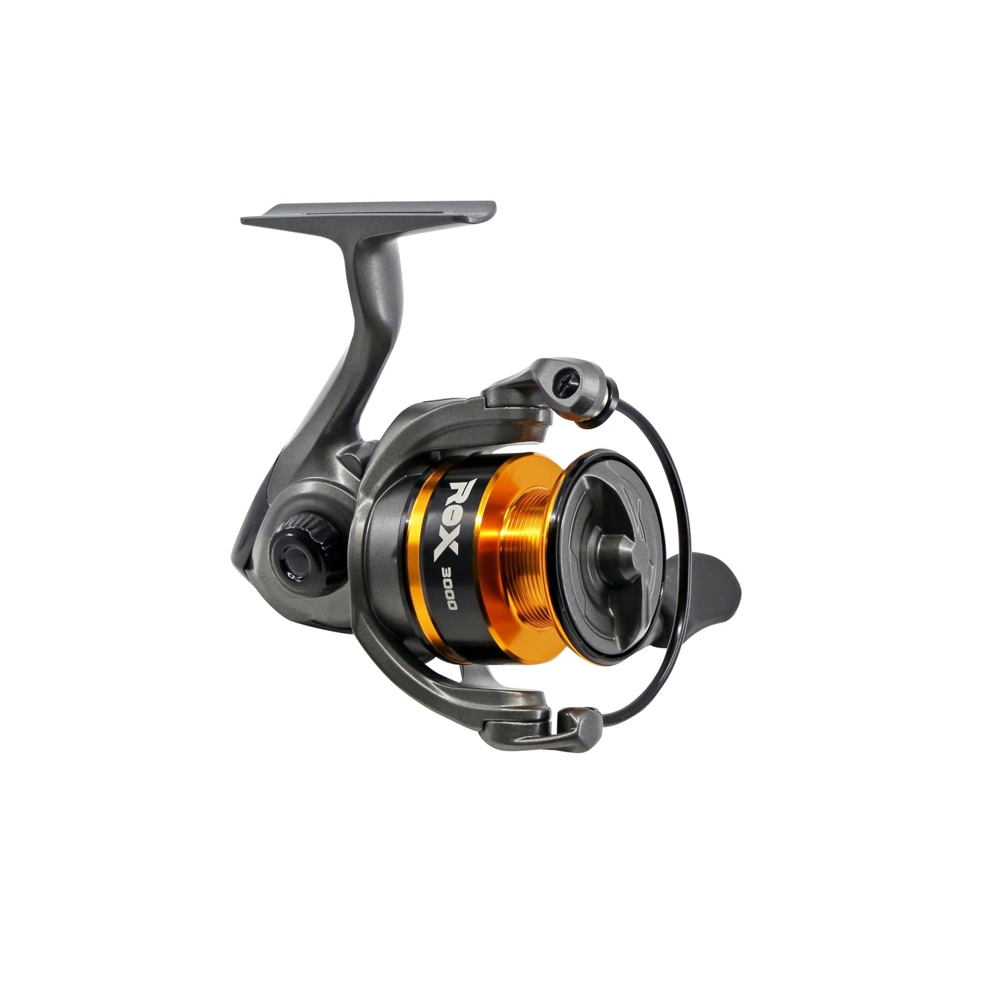 Okuma ROX Spinning Reel – Freshwater Fishing Reel with Multi-Disc Drag, Brass Pinion Gear, Corrosion-Resistant Frame & Aluminum Spool, ROX-4000A