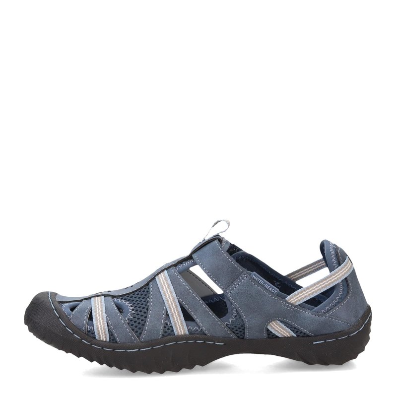 JBU Women's Regional Water Ready Casual Comfort Adjustable Quick Dry APMA Accepted Fisherman Walking Sandal