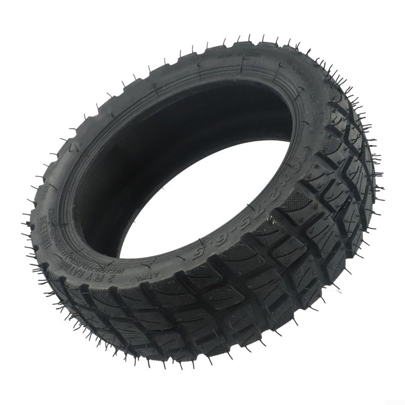10 Inches Off-Road Vacuum Tire Electric Scooter, Tubeless Wider and Thicker Tires, Non-Slip Spare Wheels for Scooter, 10x2 75/6 5 Size(1pc)