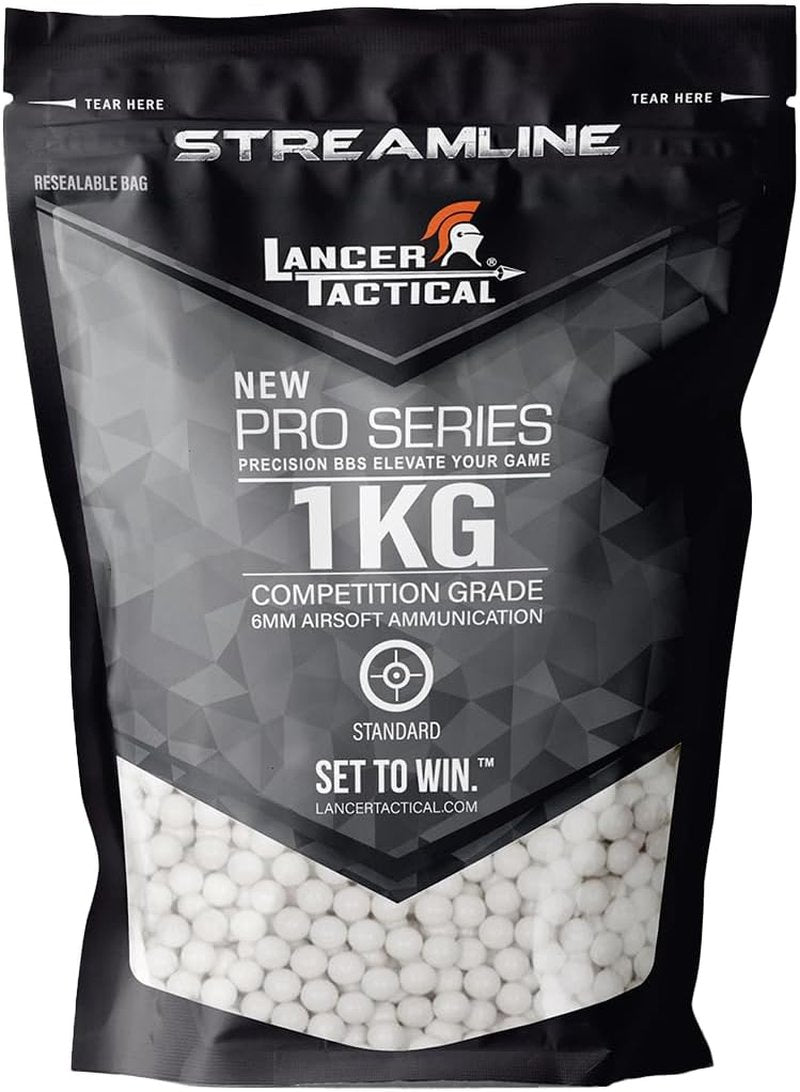Lancer Tactical Airsoft BBs - Competition Grade 0.20g to 0.32g | Precision Made in Taiwan