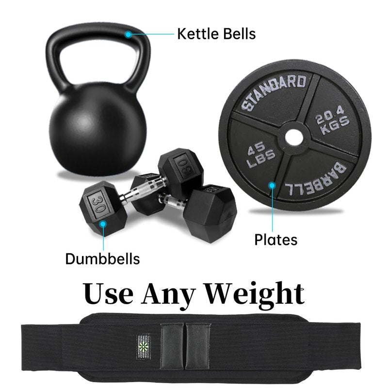 Hip Thrust Belt by SEWD - Use Any Weight to do Lunges, Glute Bridges, Dips and Booty Workouts – Easy to Set Up with Dumbbells for At Home Hip Thrust Use. Reinforced Lightweight Dumbbell Belt for Home Gym