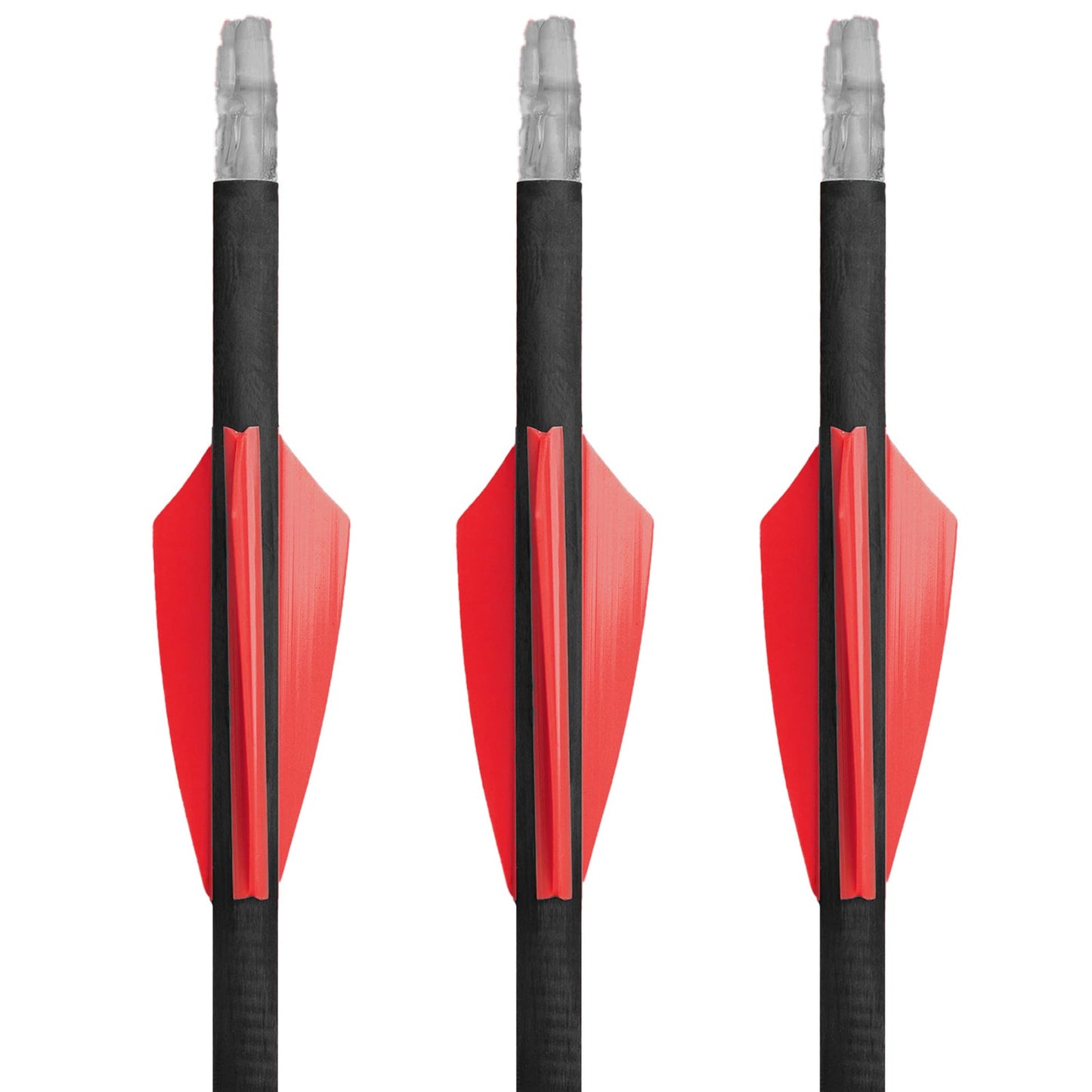 TAC Vanes Driver Arrow Vanes | Archery Fletching for Compound & Crossbow | Durable, Lightweight, High Accuracy, Red 100 Pack