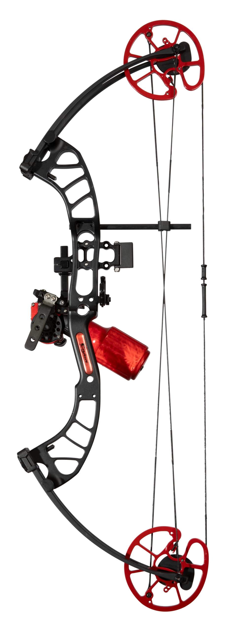 Cajun Bowfishing Shore Runner EVW Bow, Enhanced Accessories, Right and Left Handed Archers, 32" Bow, 7" Brace Height, Adjustable Draw Weight Range 20-50lbs, Draw Length Up to 30", Lightweight