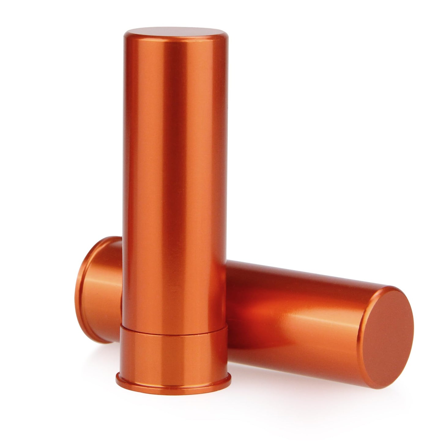 GUGULUZA 4-Pack Aluminum Snap Caps, 12 Gauge / 20 GA Shotgun Dummy Rounds for Dry Fire Training — Reusable, with High-Visibility Orange Coating for Safe Loading Practice, 20 GA