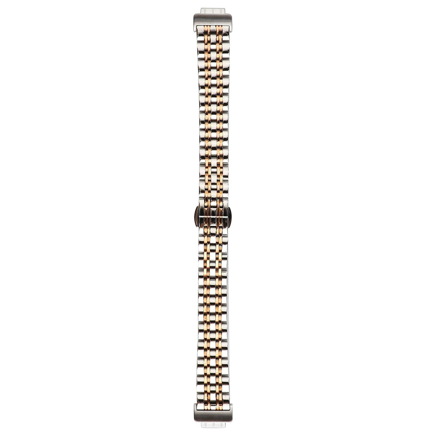 Chofit Metal Bracelet Compatible with Fitbit Inspire/Inspire HR/Inspire 2 Bands, Stainless Steel Replacement Strap Wristband Accessories for Inspire Tracker for Women (Silver-Gold)