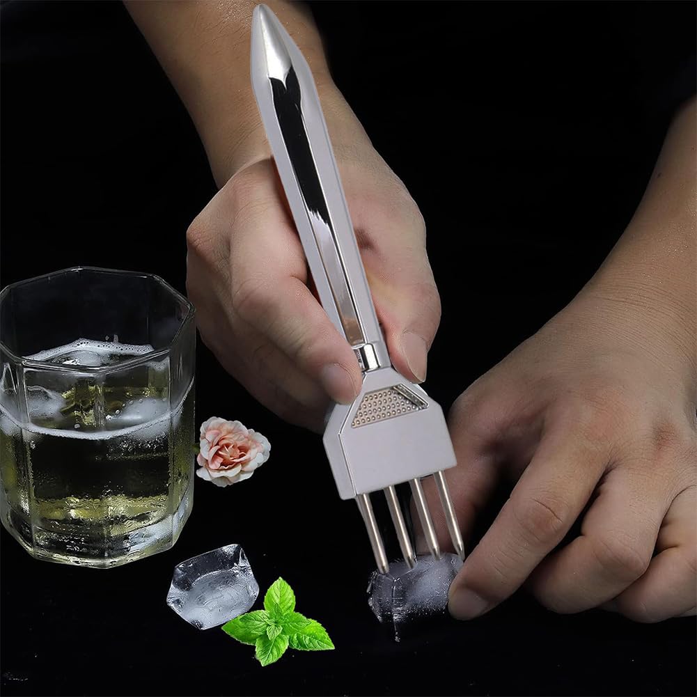 Glomora Bartender Ice Pick, Bartender Ice Crusher, Easy Manual Operation for Kitchen, Bars, and Freezer (8.5 Inch)